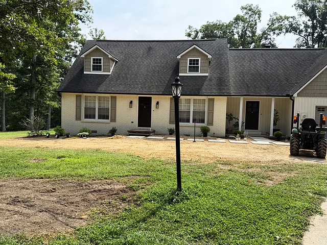 Lot cut to finish grade