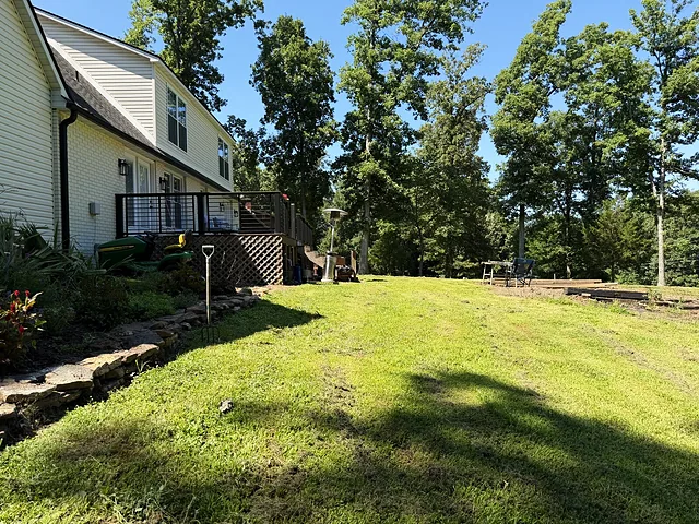 Rough grade shaped for drainage